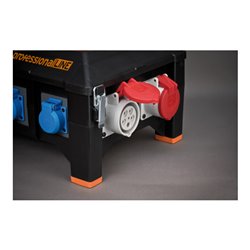 professionalLINE Gummi-Stromverteiler BSV 5-32A FI 2m H07RN-F 5G6,0 CEE32A+2x16A, 6x230V