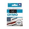 DYMO Schriftbandkassette D1 S0720910 19mmx7m ws auf sw