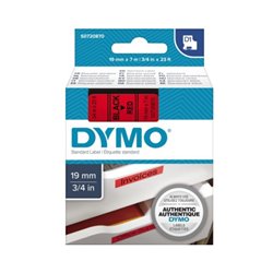 DYMO Schriftbandkassette D1 S0720870 19mmx7m sw auf rt