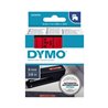 DYMO Schriftbandkassette D1 S0720720 9mmx7m schwarz auf rot