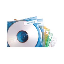 DYMO Schriftbandkassette D1 S0720720 9mmx7m schwarz auf rot