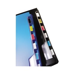 DYMO Schriftbandkassette D1 S0720720 9mmx7m schwarz auf rot