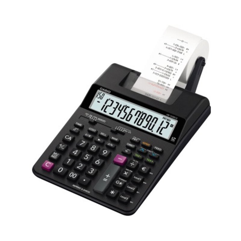 CASIO Tischrechner HR-150RCE-WA schwarz