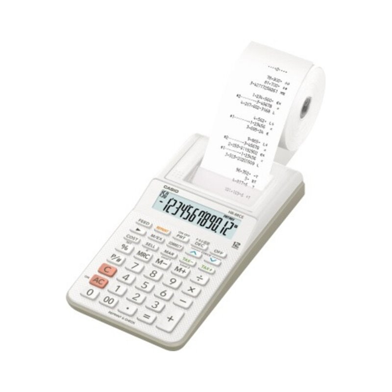 CASIO Tischrechner HR-8RCE-WE weiß