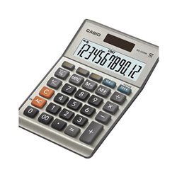 CASIO Tischrechner MS-120BM silber
