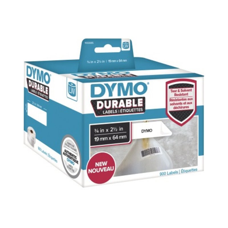 DYMO Thermoetikett 1933085 19x64mm ws 2x450 St./Pack.