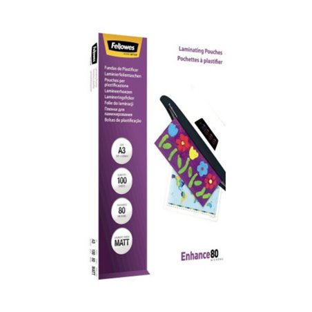 Fellowes Laminierfolie Enhance 80 5452003 DIN A3 tr 100 St./Pack.