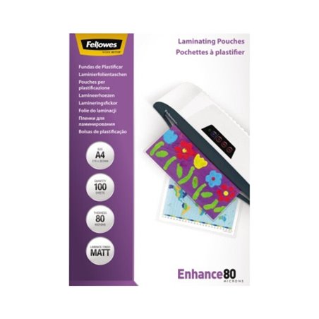 Fellowes Laminierfolie Enhance 80 5452103 DIN A4 tr 100 St./Pack.