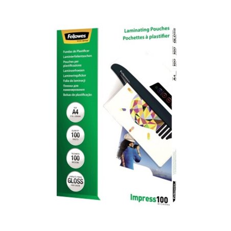 Fellowes Laminierfolie Impress 100 5351111 DIN A4 tr 100 St./Pack.