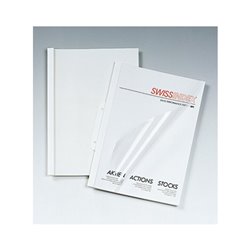 GBC Thermobindemappe TC080370 DIN A4 15-30Bl. weiß 100 St./Pack.