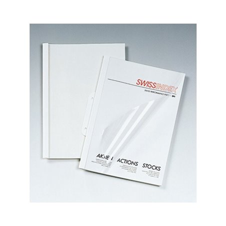 GBC Thermobindemappe TC080670 DIN A4 40-50Bl. weiß 100 St./Pack.