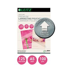Leitz Laminierfolie UDT 74930000 DIN A5 125mic 100 St./Pack.