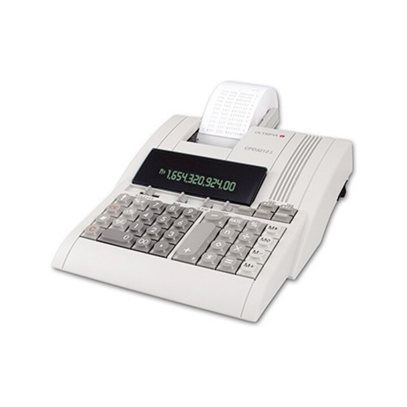 Olympia Tischrechner CPD 3212 S druckend 12stellig Netzbetrieb weiß