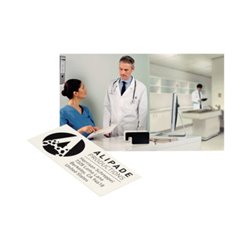 Leitz Schriftbandkassette 70120001 600 Etik. 88x36mm schwarz auf weiß