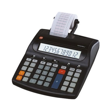 Triumpf-Adler Tischrechner 4212 PD 12stellig m. Farbrollendruckwerk sw