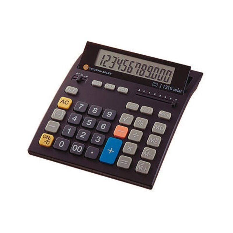 Triumph-Adler Tischrechner J-1210 solar 103975 12Zeichen Solar/Batt.