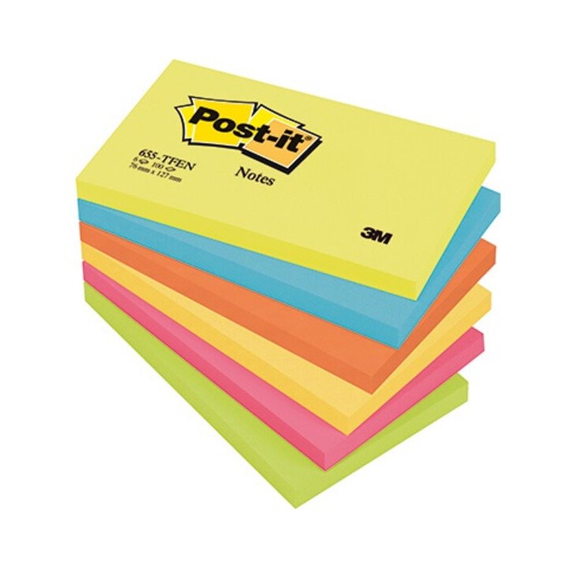 Post-it Haftnotiz Active Collection 655TFEN sortiert 6 St./Pack.