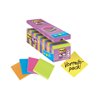 Post-it Haftnotiz Super Sticky 654SE24P 76x76mm sort. 24 St./Pack.