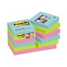 Post-it Haftnotiz Super Sticky Miami 62212SMI 48x48mm 12 St./Pack.