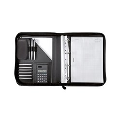 Alassio Schreibmappe RICCIONE 30040 28,5x35,7x4,5cm Lederimitat schwarz