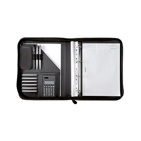 Alassio Schreibmappe RICCIONE 30040 28,5x35,7x4,5cm Lederimitat schwarz