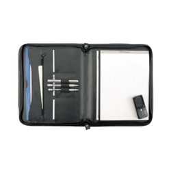 Alassio Schreibmappe MILANO 30042 36x29x5cm Lederimitat schwarz