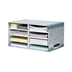Bankers Box Sortierstation System 08750EU 49x26x31cm grau/weiß