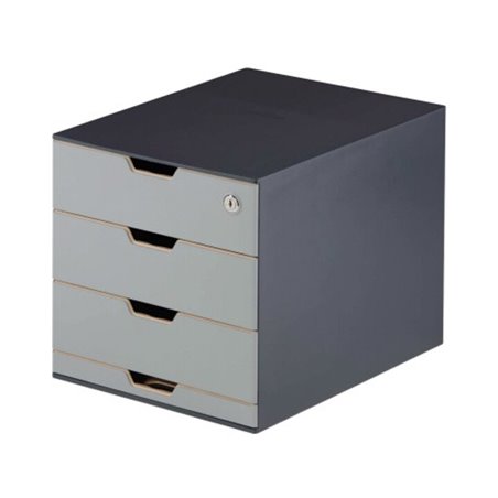 DURABLE Schubladenbox COFFEE POINT 338558 4Schubladen gr +Sortierbox