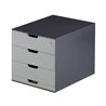 DURABLE Schubladenbox COFFEE POINT 338558 4Schubladen gr +Sortierbox