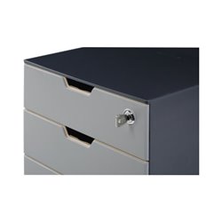 DURABLE Schubladenbox COFFEE POINT 338558 4Schubladen gr +Sortierbox