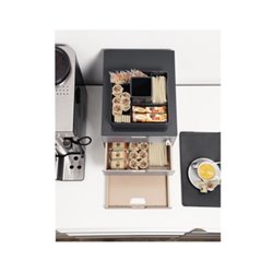 DURABLE Schubladenbox COFFEE POINT 338558 4Schubladen gr +Sortierbox