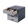 DURABLE Schubladenbox COFFEE POINT 338558 4Schubladen gr +Sortierbox