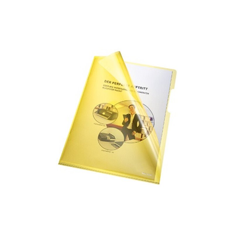 Bene Sichthülle 205000GE DIN A4 HPVC gelb 100 St./Pack.
