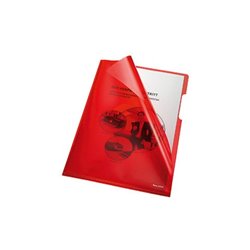 Bene Sichthülle 205000RT DIN A4 HPVC rot 100 St./Pack.