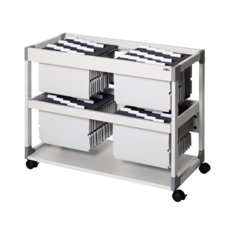 DURABLE Hängemappenwagen TROLLEY 200 MULTI DUO 379210 lichtgrau