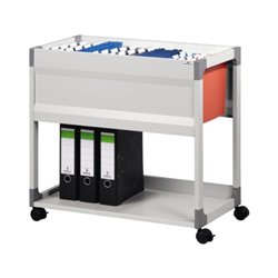 DURABLE Hängemappenwagen Trolley 90 378410 700x710x440mm grau