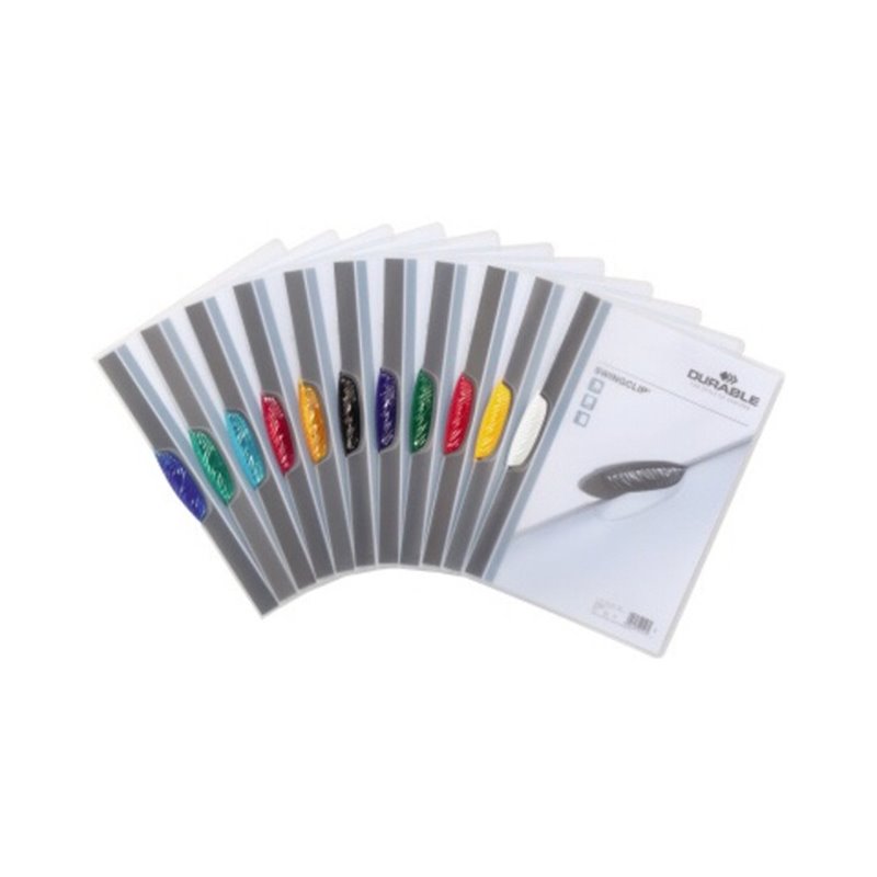 DURABLE Klemmmappe SWINGCLIP 226000 DIN A4 max. 30Bl. Klemme sortiert