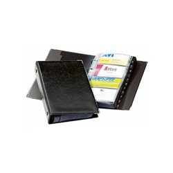 DURABLE Visitenkarten-Ringbuch VISIFIX 238301 max. 200Karten sw