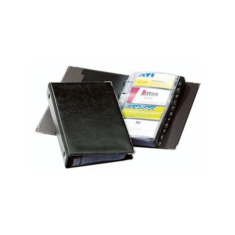 DURABLE Visitenkarten-Ringbuch VISIFIX 238301 max. 200Karten sw