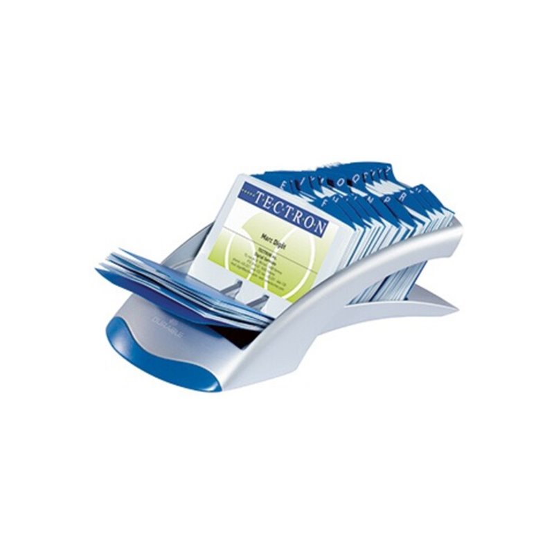 DURABLE Visitenkartenständer VISIFIX desk 241323 metallic-silber