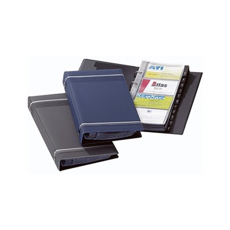 DURABLE Visitenkarten-Ringbuch VISIFIX 238558 max. 200Karten sw
