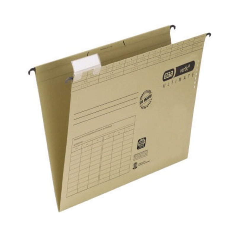 ELBA Hängemappe vertic ULTIMATE 100331249 DIN A4 Karton naturbraun