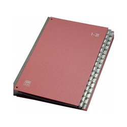 ELBA Pultordner 400001965 DIN A4 1-31 PVC rot