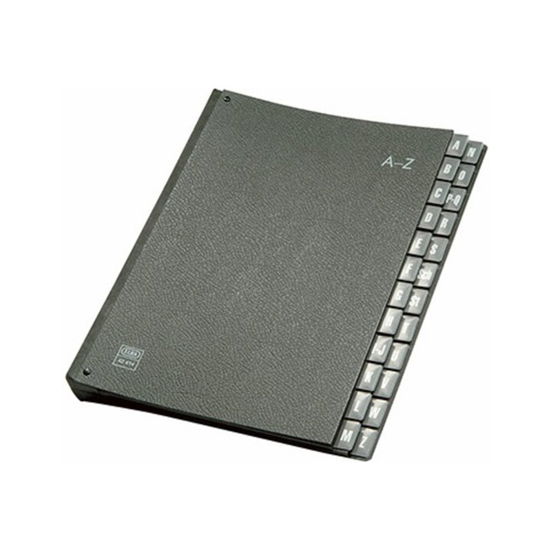 ELBA Pultordner 400001988 DIN A4 A-Z Hartpappe schwarz