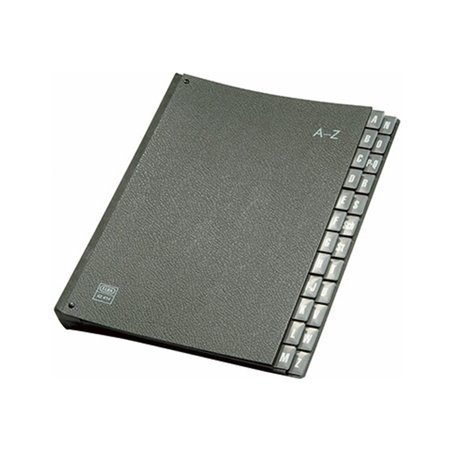 ELBA Pultordner 400001988 DIN A4 A-Z Hartpappe schwarz
