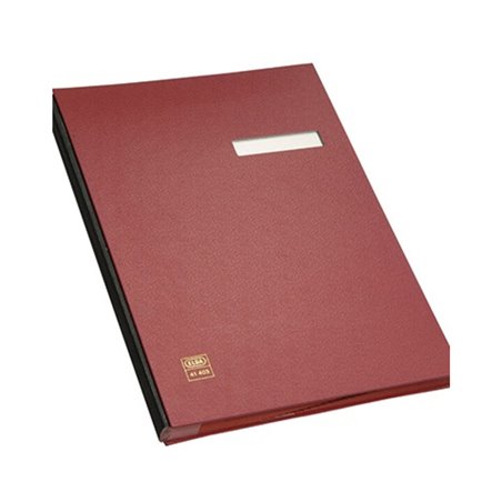 ELBA Unterschriftsmappe 400001006 DIN A4 20Fächer PVC rot