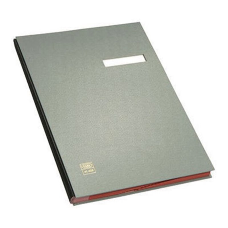 ELBA Unterschriftsmappe 400001000 DIN A4 20Fächer PVC grau