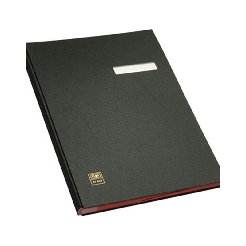 ELBA Unterschriftsmappe 400001002 DIN A4 20Fächer PVC schwarz