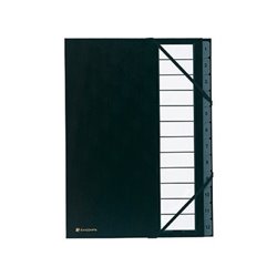 EXACOMPTA Ordnungsmap Ordonator 12 Fächer bedruckt 1-12 schwarz