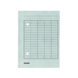 Falken Umlaufmappe 80001571 DIN A4 2 Sichtlöcher Karton grau